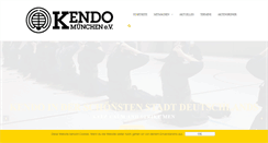 Desktop Screenshot of kendo-muenchen.de